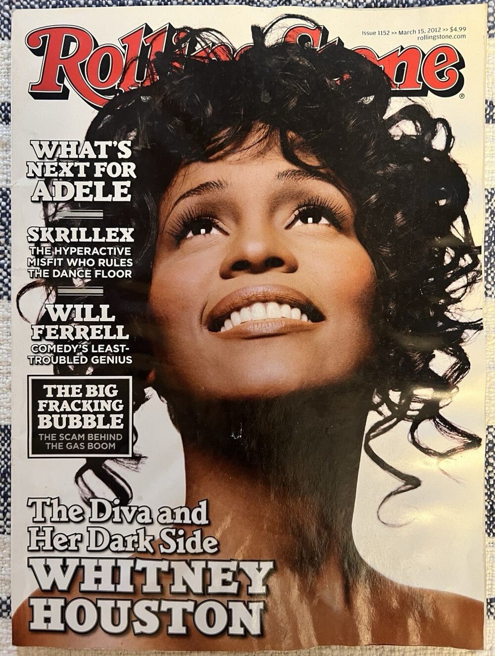 Rolling Stone Magazine Issue 1152 Mar 2012 Whitney Houston Cover Illustrated